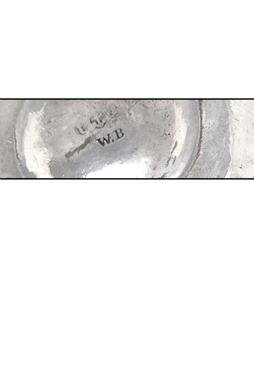 fig 3. Georgian Novelty Silver Chamber Stick 1817