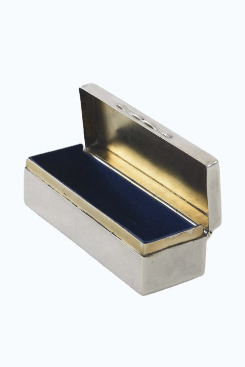 fig 1. Edwardian Silver Ring Box 1910