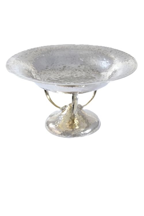 fig 1. Edwardian Silver Tazza / Pedestal Bowl 1909