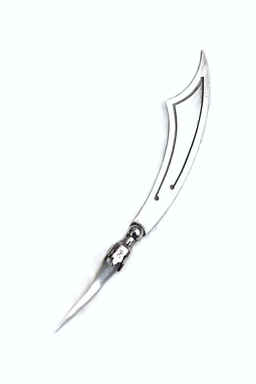 fig 1. Victorian Antique Silver Bookmark – Scimitar -1898