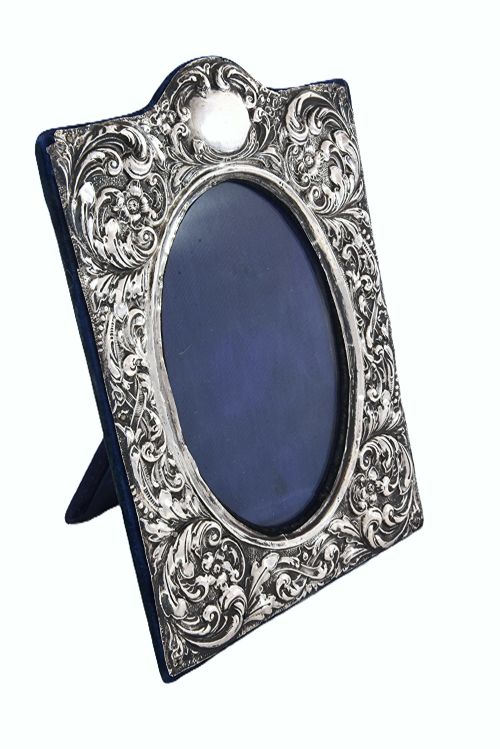 EDWARDIAN SILVER MOUNTED PHOTO FRAME 1907 - ADDITIONAL PHOTO 1