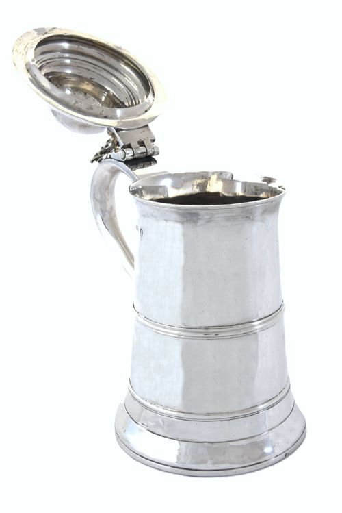 fig 1. George III Silver Tankard 1797 – Peter & Ann Bateman