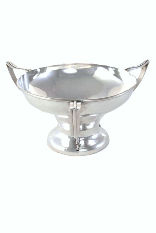 fig 1. Edwardian Art Nouveau Silver Three Handled Bowl – 1910