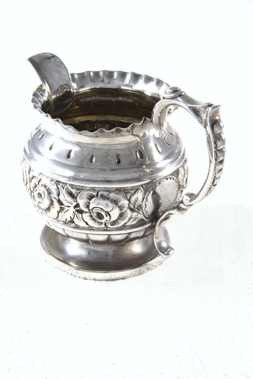 fig 2. Edwardian Silver Cream Jug 1905