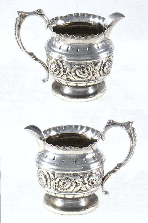fig 3. Edwardian Silver Cream Jug 1905