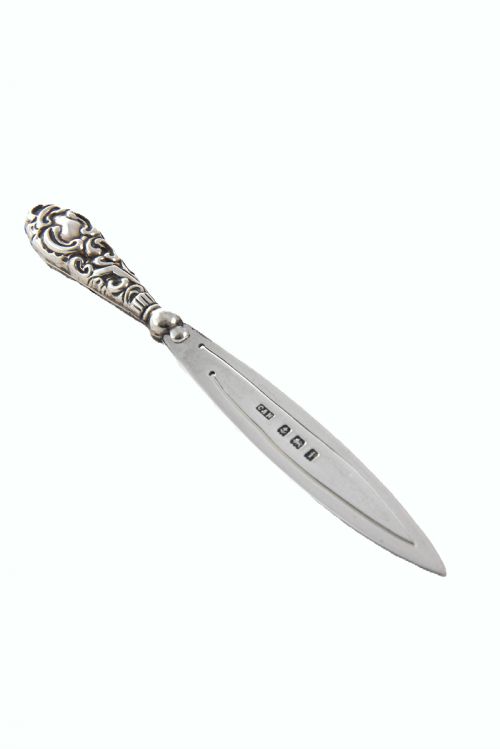 Edwardian Silver Bookmark 1908