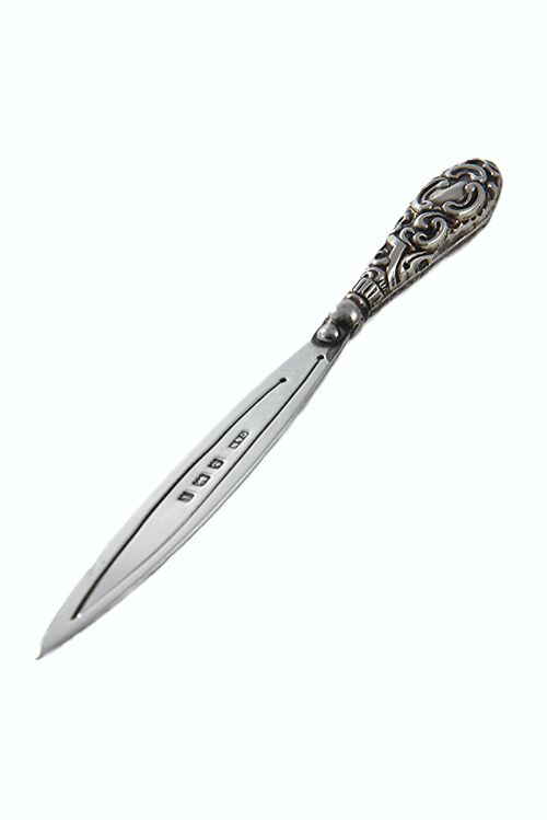 fig 2. Edwardian Silver Bookmark 1908