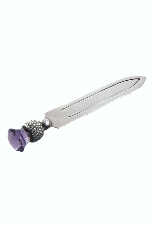 fig 2. Edwardian Silver Thistle Bookmark 1910