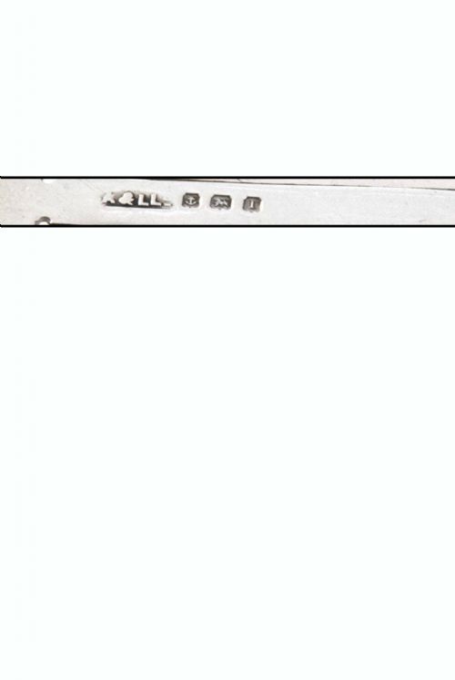 fig 4. Edwardian Silver Thistle Bookmark 1910