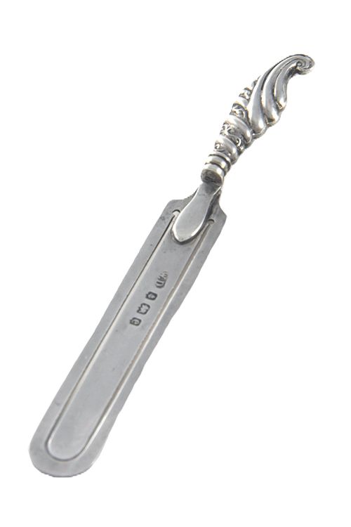 Edwardian Silver Bookmark 1904