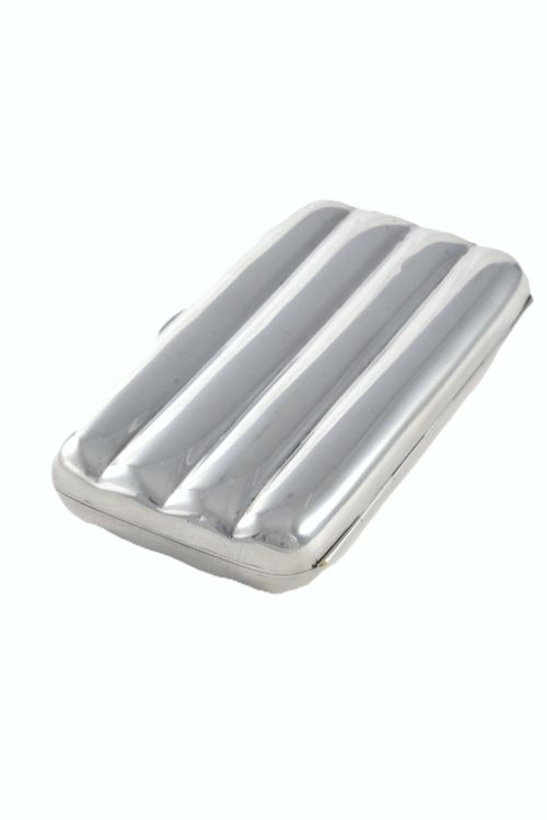 fig 1. Edwardian Silver Cigar Case (4 Cigar) - 1910