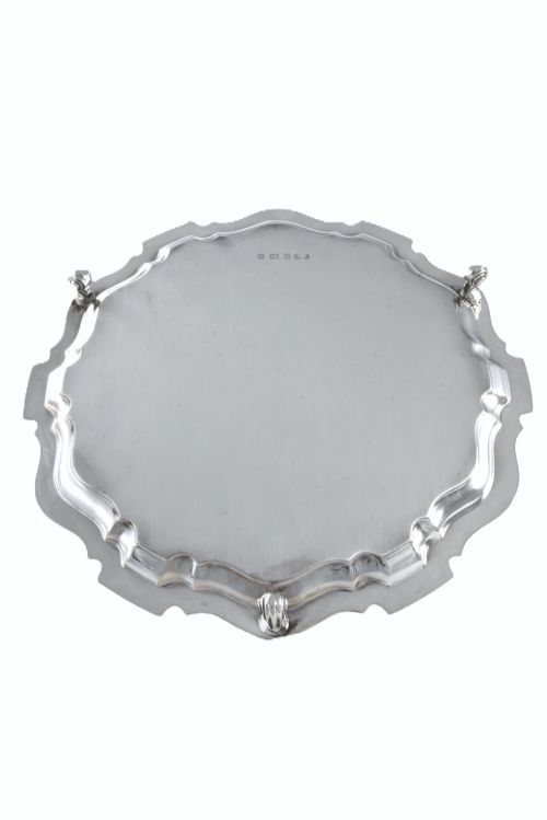 fig 2. Sterling Silver Salver 1937
