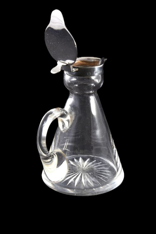 ANTIQUE SILVER MOUNTED WHISKY NOGGIN 1907 - ADDITIONAL PHOTO 3