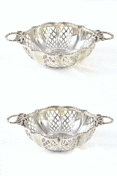 ANTIQUE SILVER BONBON DISH 1923 - ADDITIONAL PHOTO 2