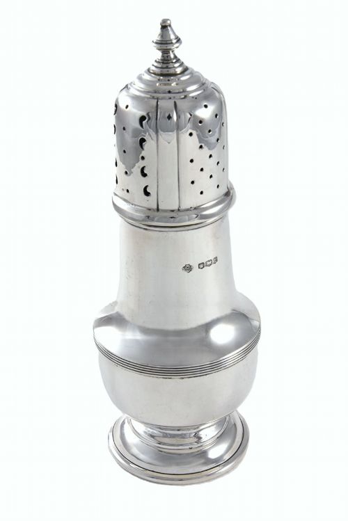 George VI Silver Sugar Shaker 1936