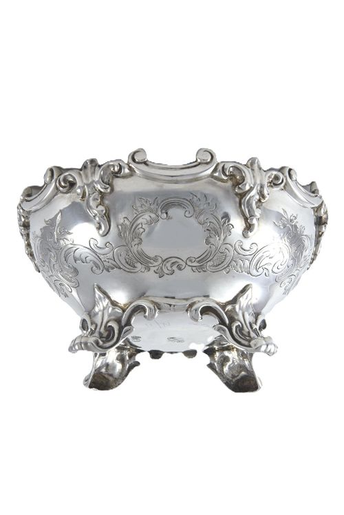 fig 1. Victorian Silver Sugar Bowl 1849