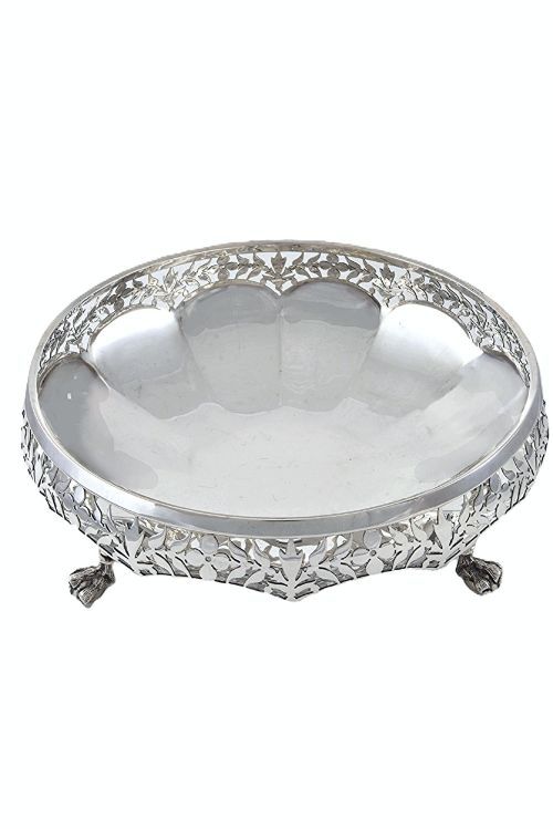 LARGE ANTIQUE SILVER CENTREPIECE BOWL 1923