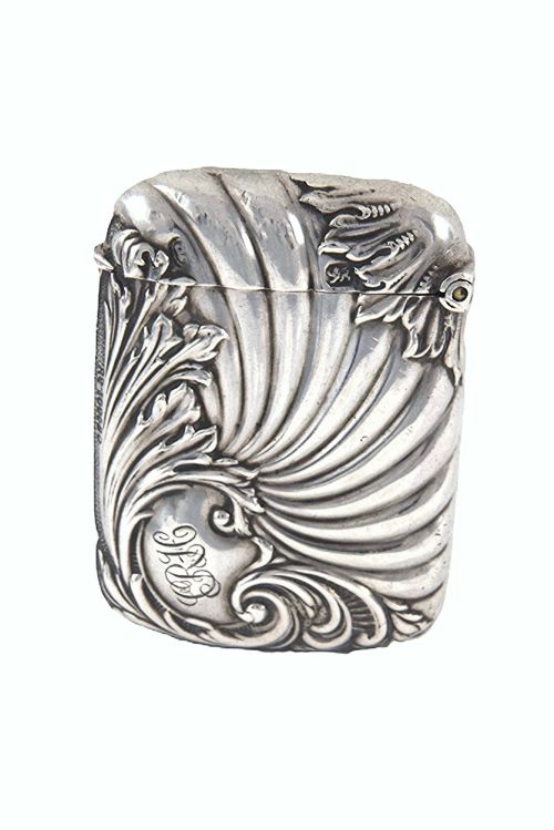 EDWARDIAN SILVER VESTA CASE 1909 - ADDITIONAL PHOTO 1