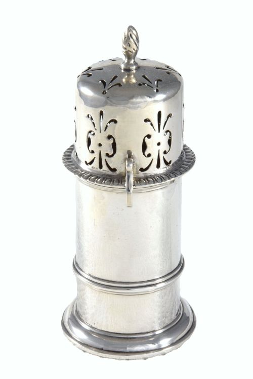 Victorian Silver Sugar Shaker 1901