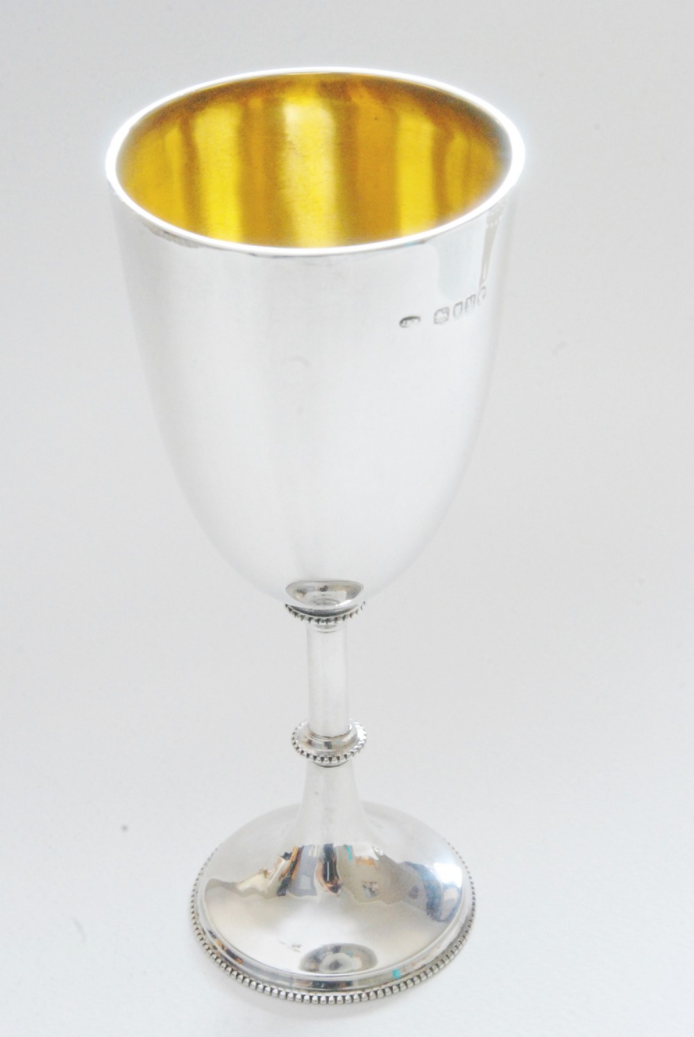 Victorian Solid Silver Goblet 1887