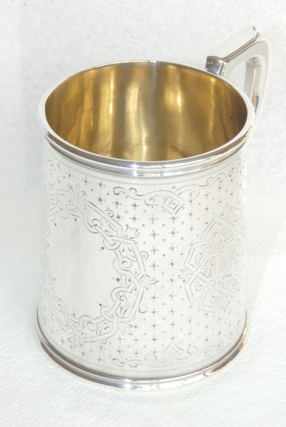 Victorian Silver Tankard or Christening Mug 1870