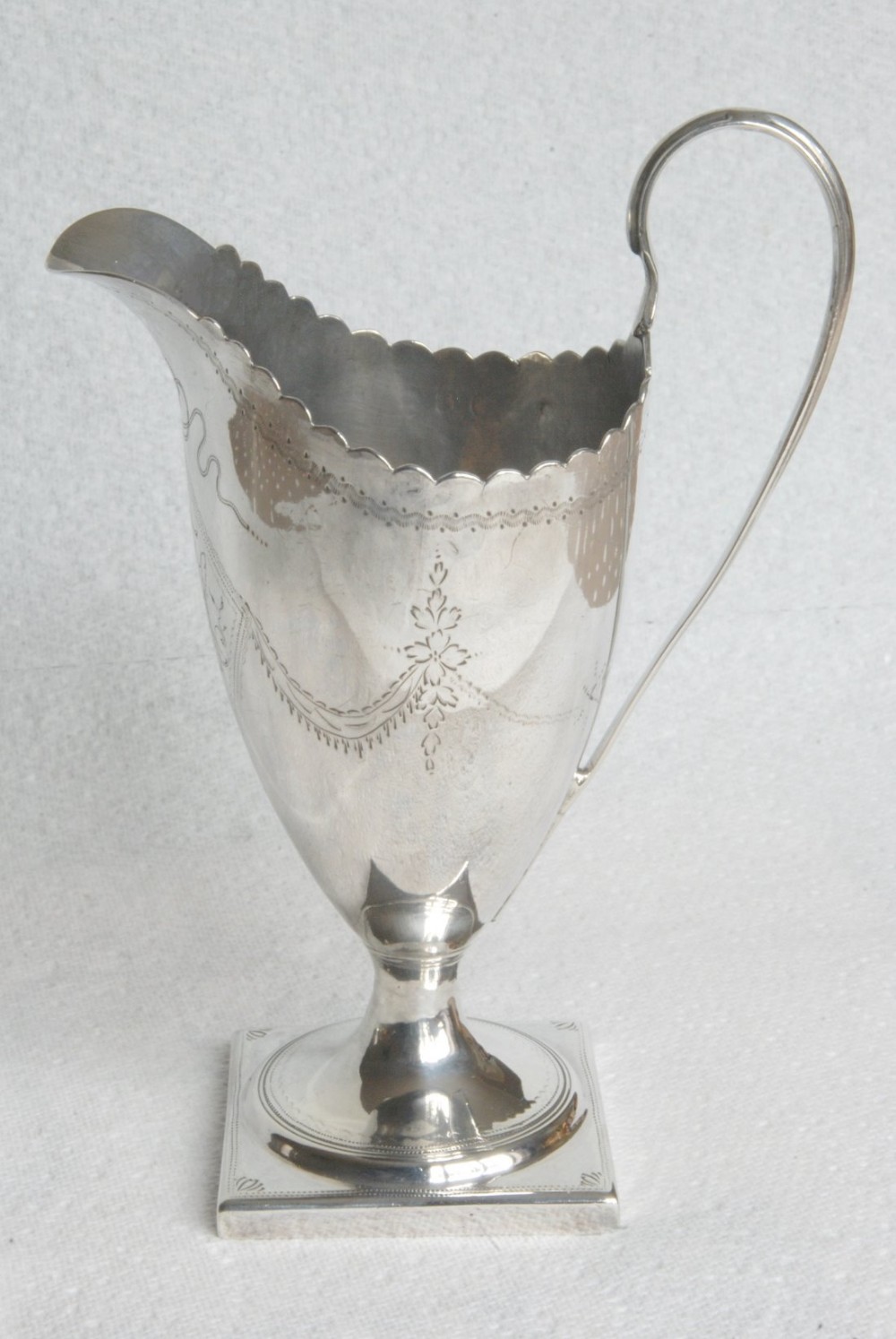 Silver Helmet Jug - 1791 by George Smith (II) & Thomas Hayter