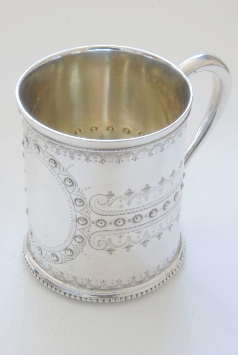 Victorian Silver Christening Tankard 1869 