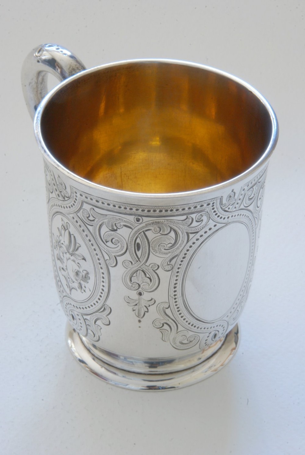 Victorian Silver Christening Tankard 1861