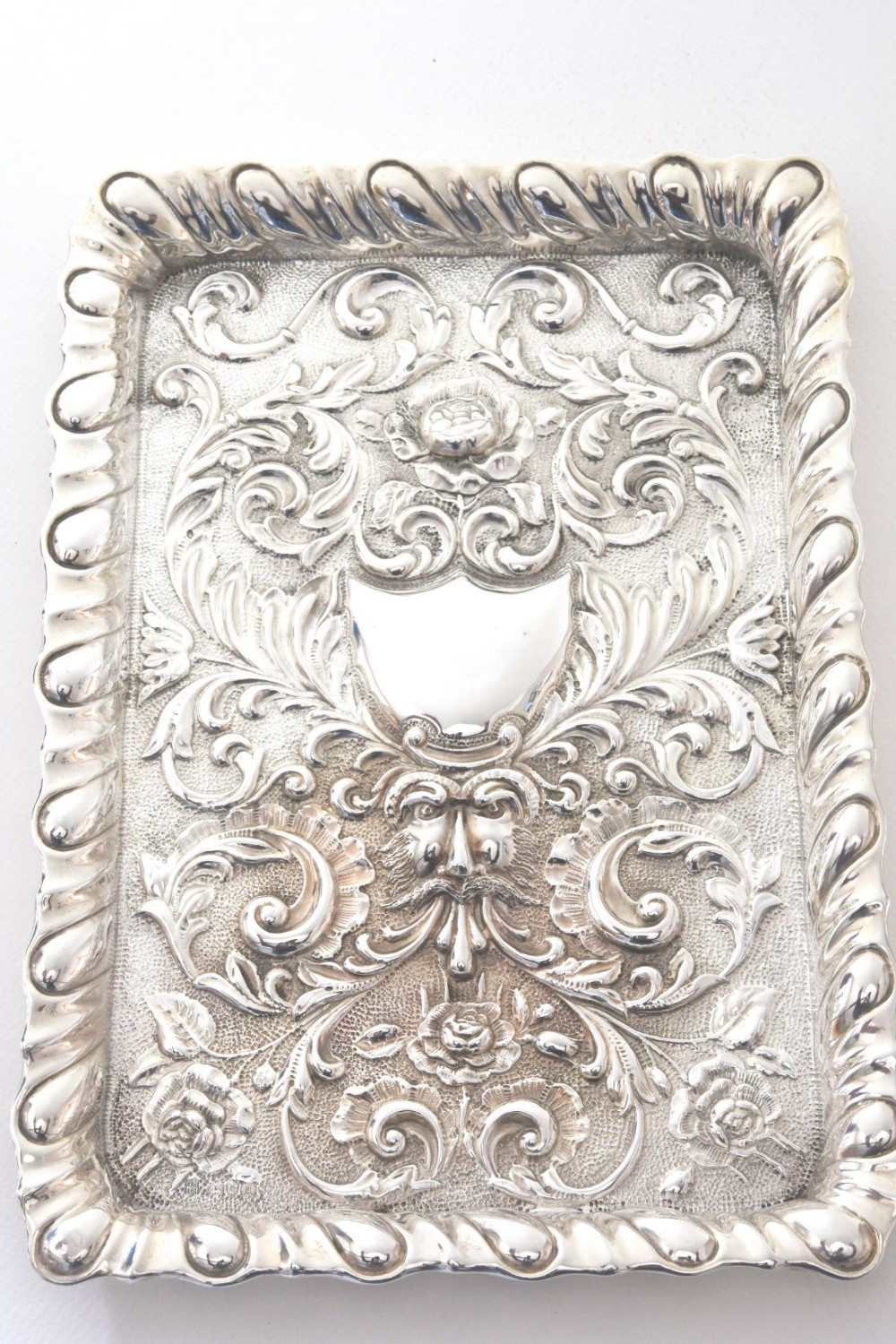 Solid Silver Dressing Table Tray by Nathan & Hayes 1901