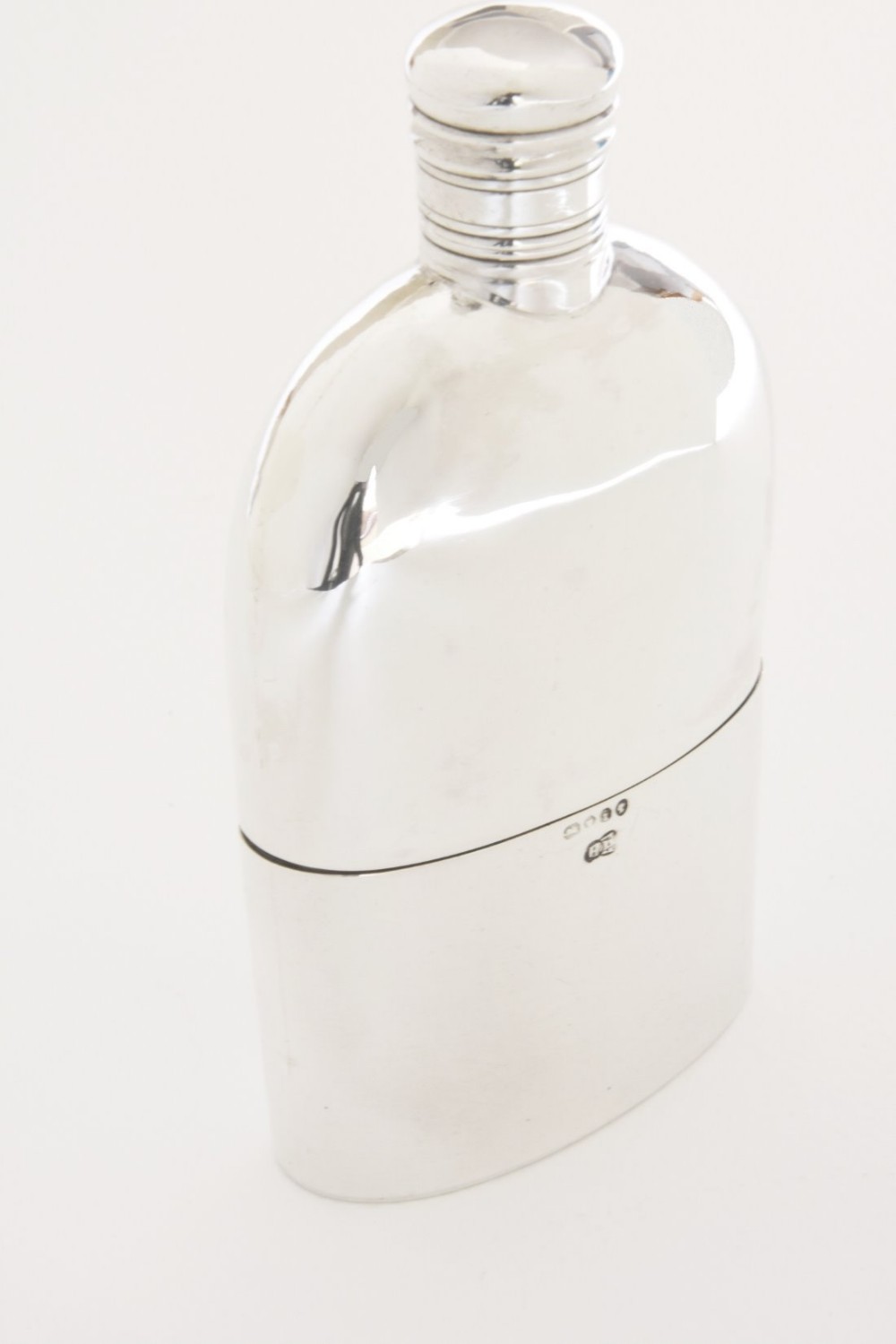 Superb Mid-Victorian Silver Hip Flask 1864