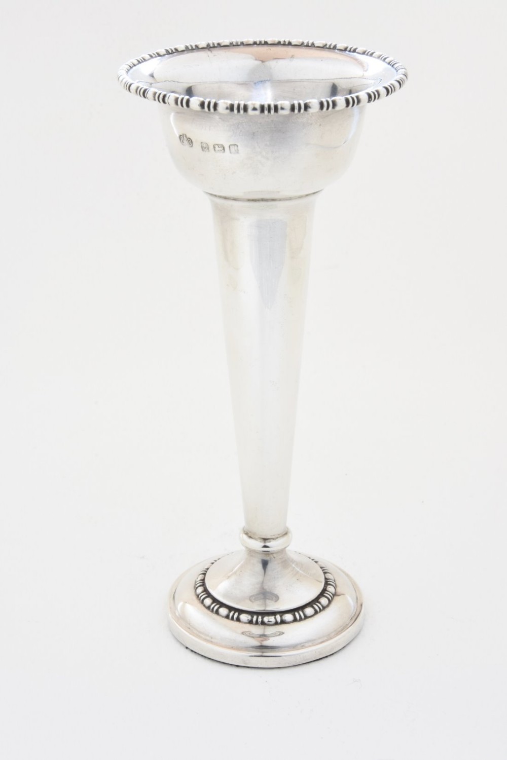 Solid Silver Stem Vase 1910