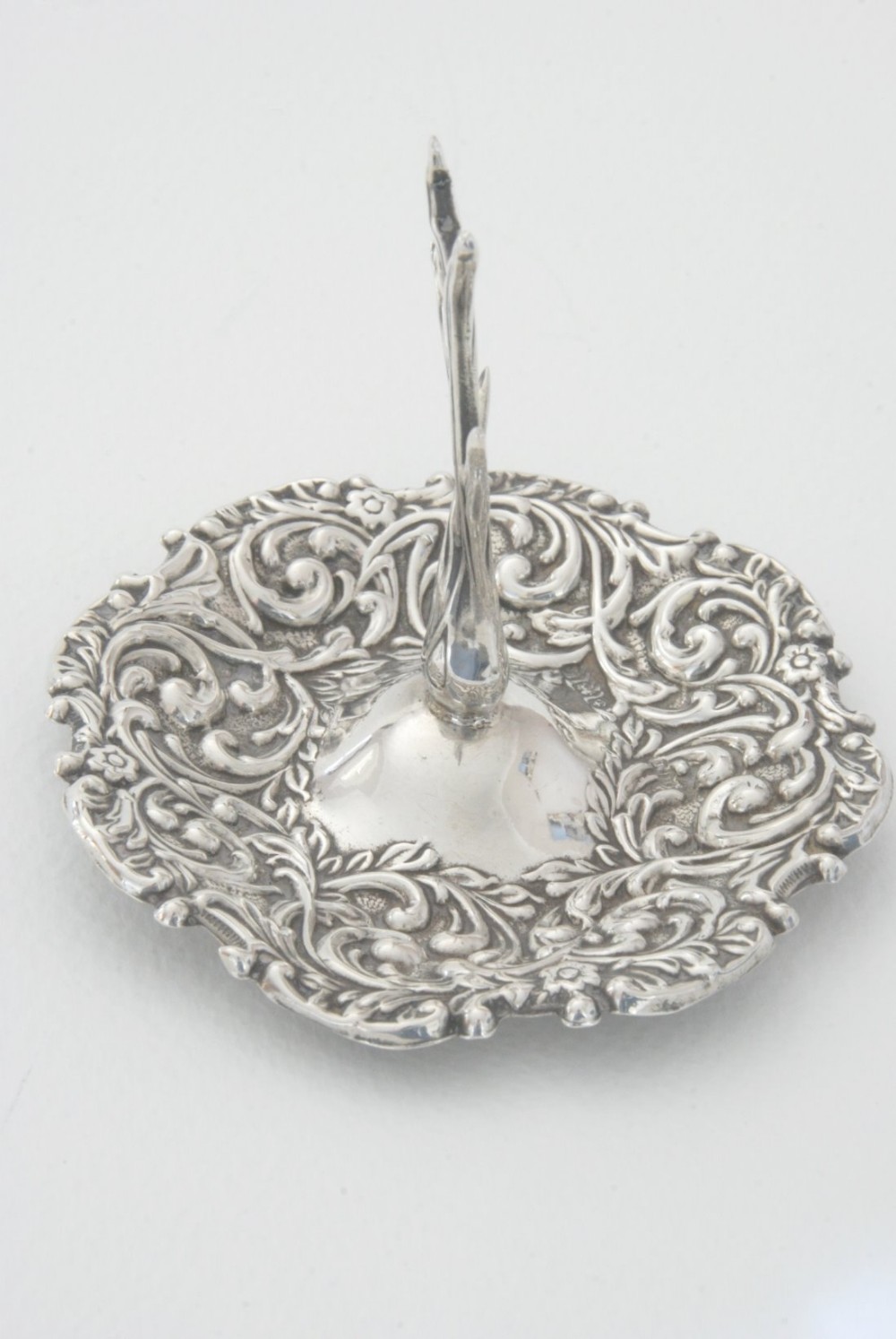 Edwardian Solid Silver Ring Tree 1906