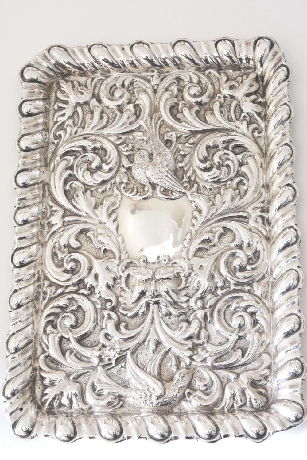 Silver Dressing Table Tray -1897 - James Deakin & Son