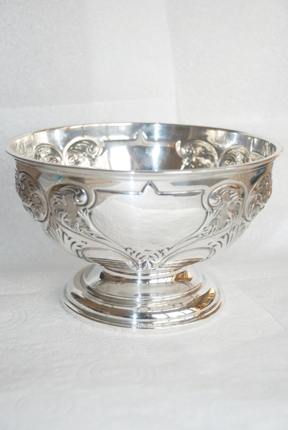 Large Silver Rose Bowl - 1903