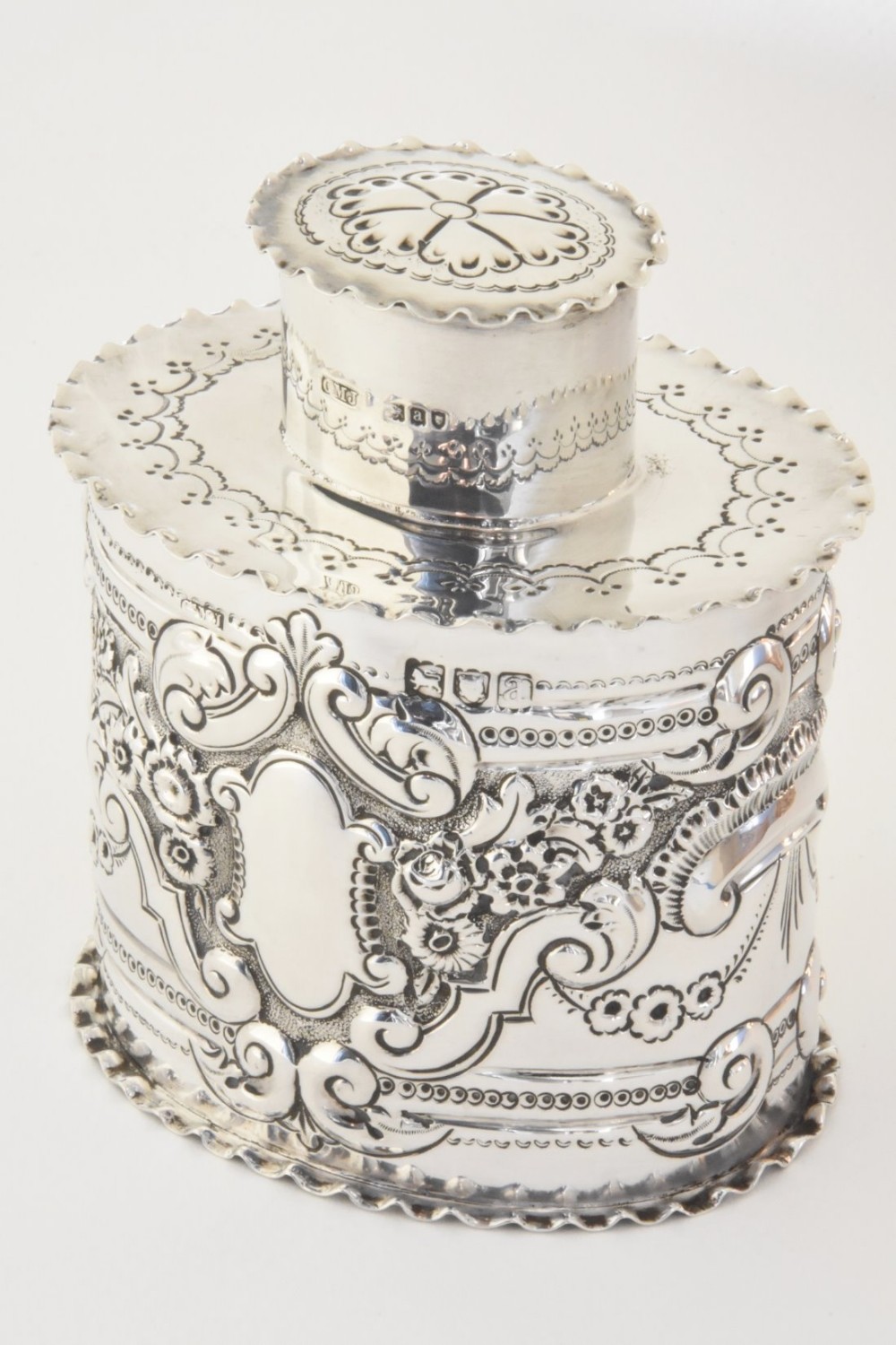 Late Victorian Tea Caddy by G.M.Jackson 1896