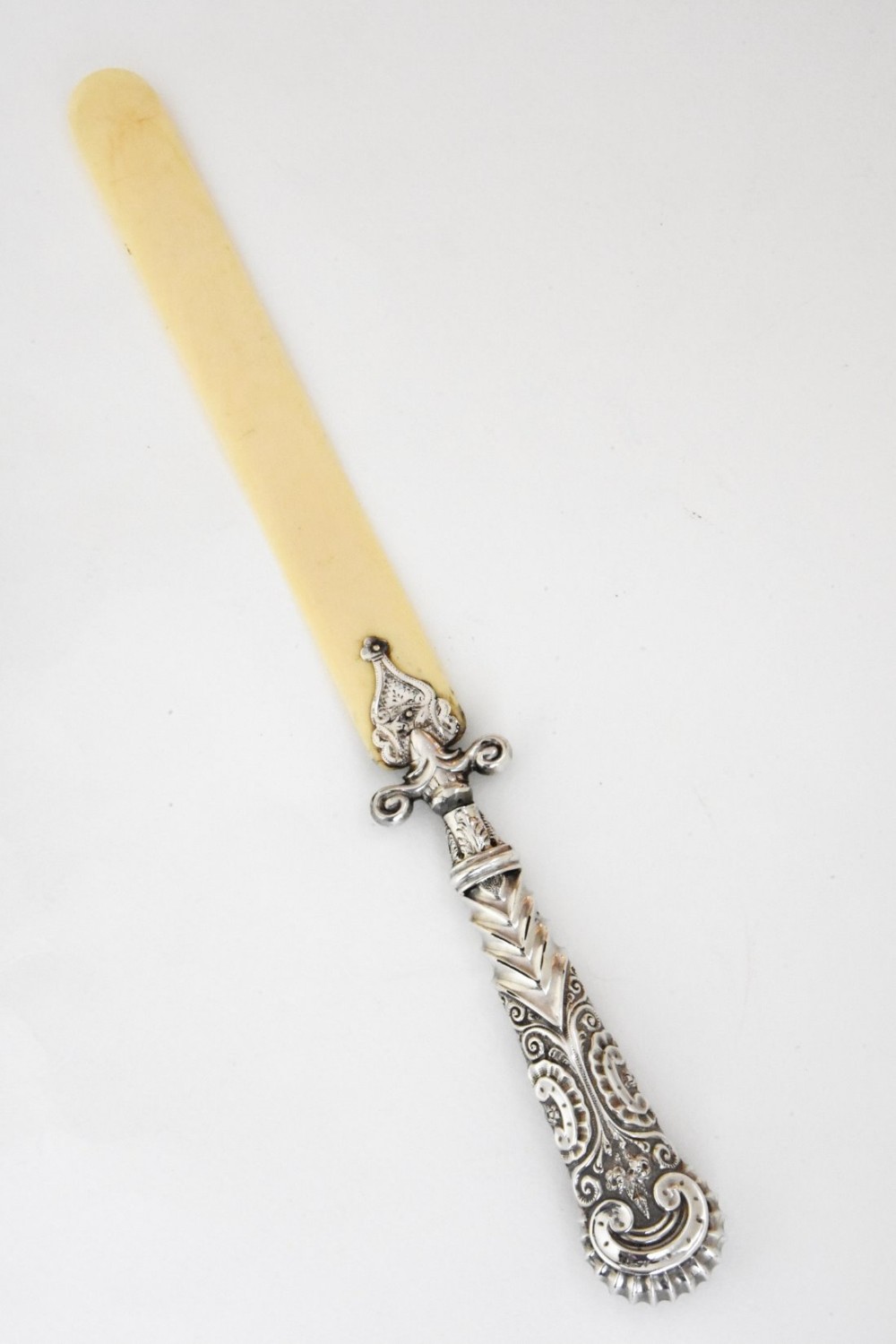 Large Victorian Silver Handled Page Turner 1876