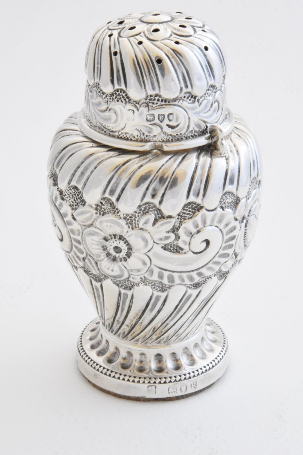 Solid Silver Sugar Shaker 1892