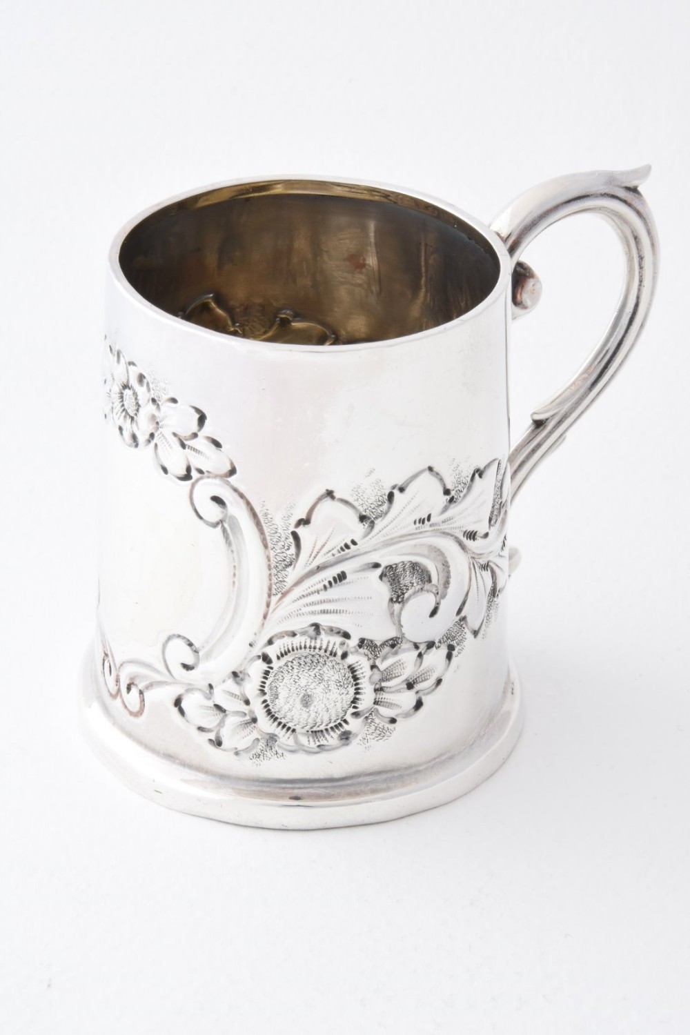 Edwardian Solid Silver Christening Tankard 1906