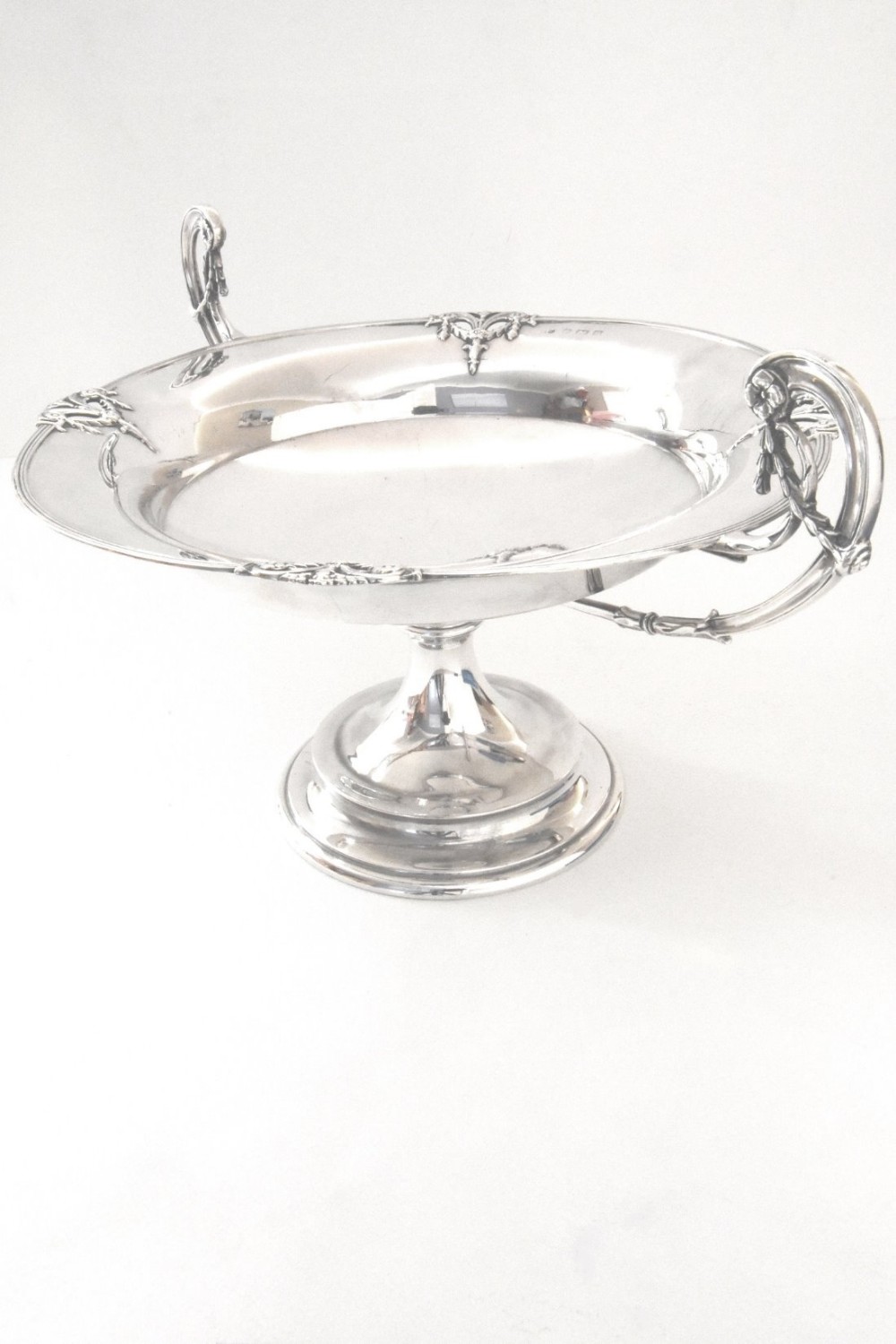 Large Solid Silver Tazza 1912