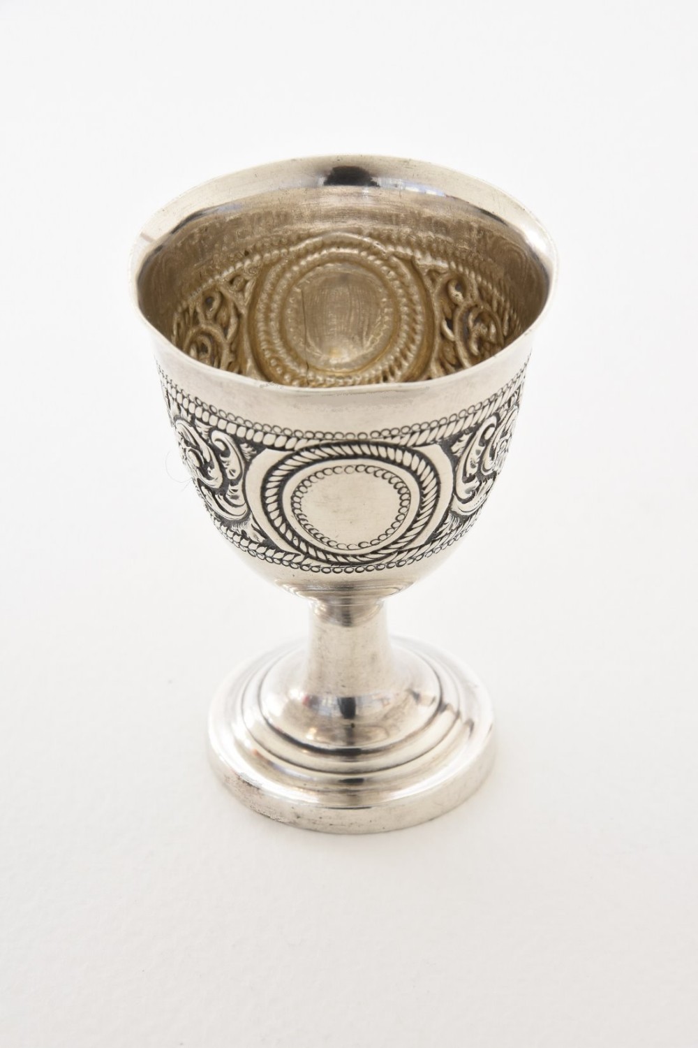 Solid Silver Egg Cup - Martin Hall & Co 1880