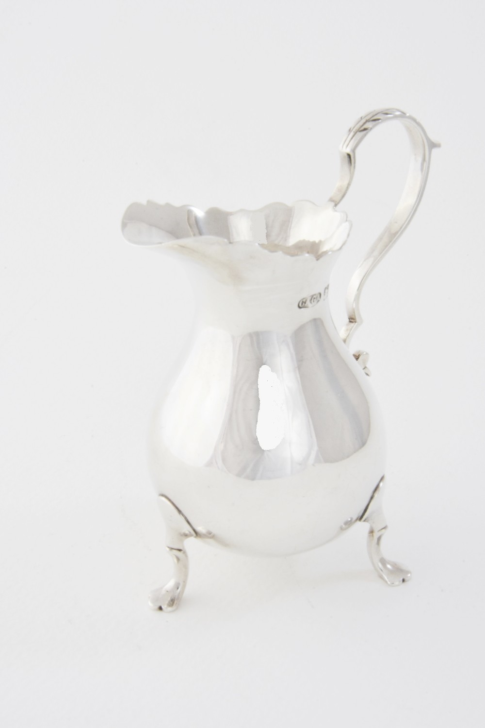 Asprey & Co. Edwardian Solid Silver Cream Jug 1909
