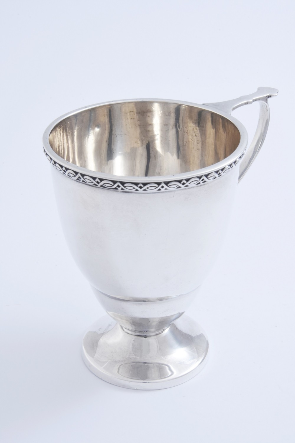 Solid Silver Art Nouveau Tankard 1898