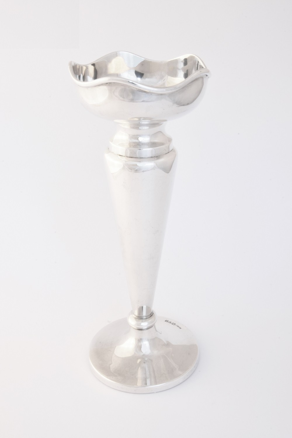 Solid Silver Bud Vase 1916