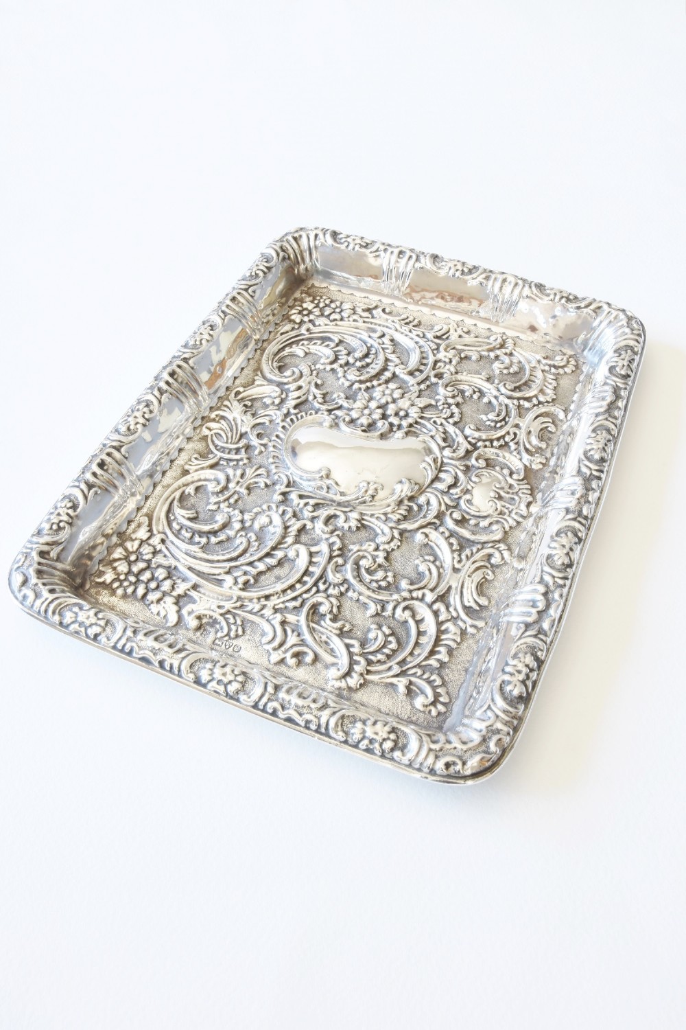Sterling Silver Dressing Table Tray - Chester 1904