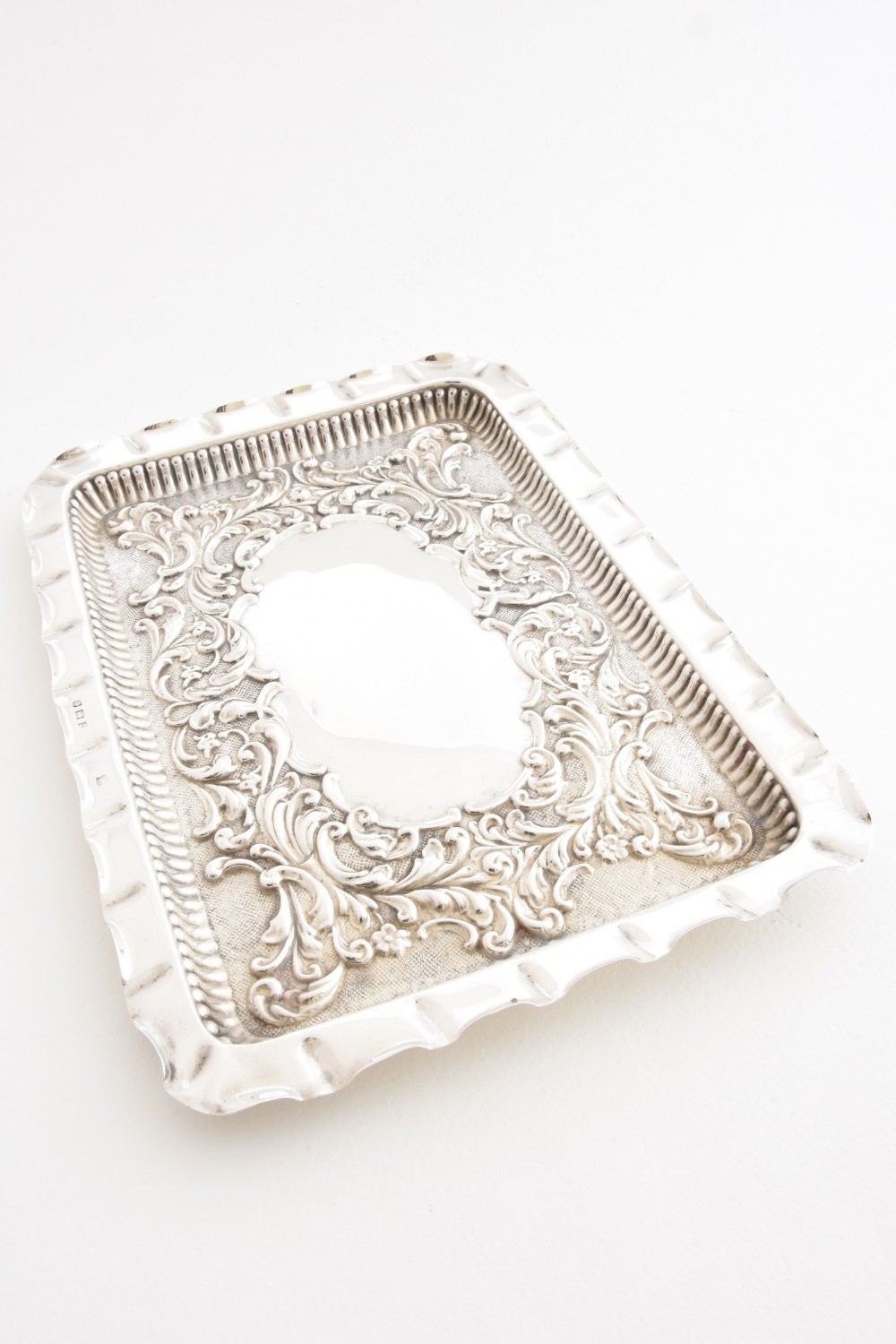 Edwardian Sterling Silver Dressing Table Tray 1904