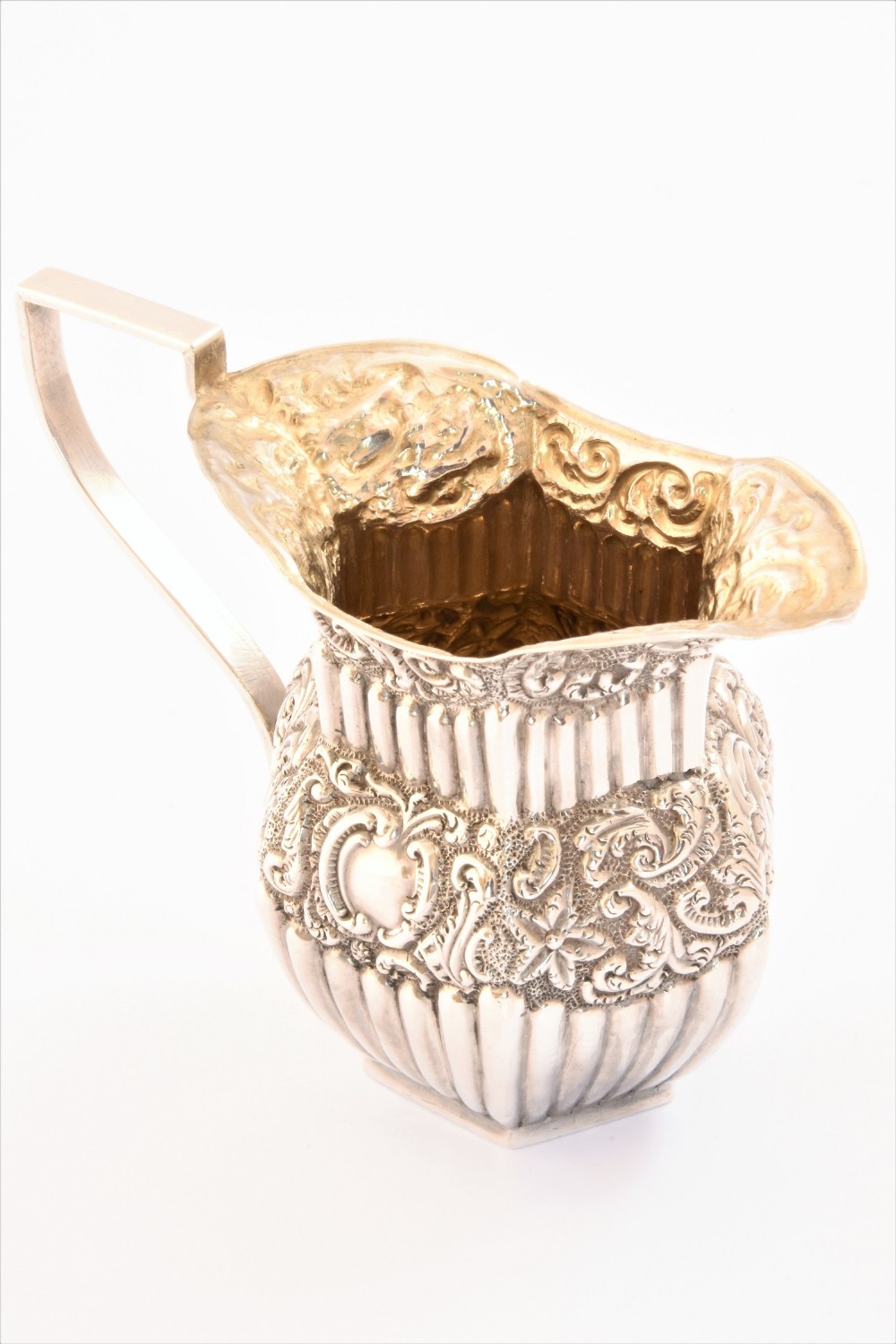 Antique Silver Cream Jug 1894