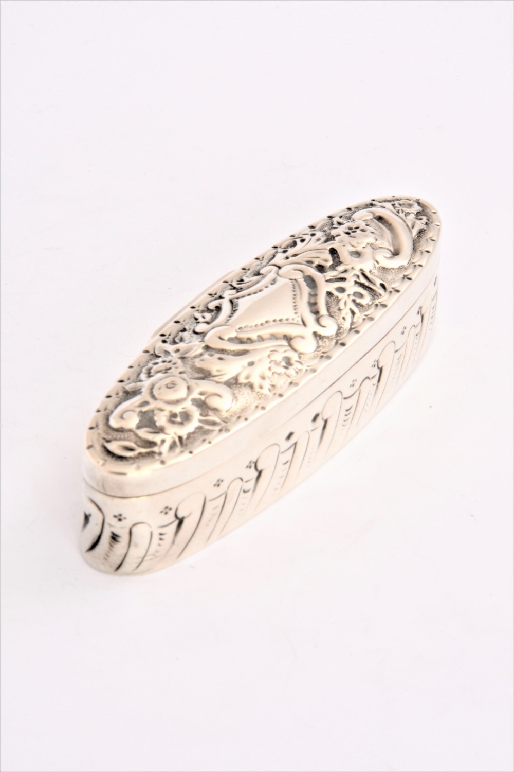 Victorian Sterling Silver Trinket Box 1895