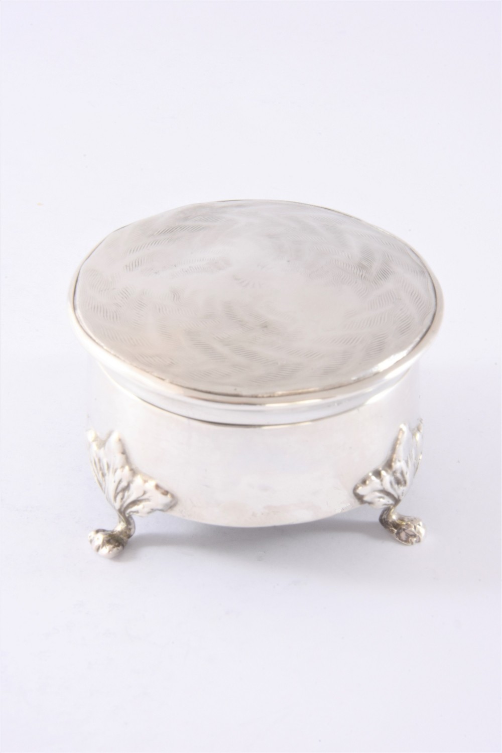Antique Silver Trinket Box 1911