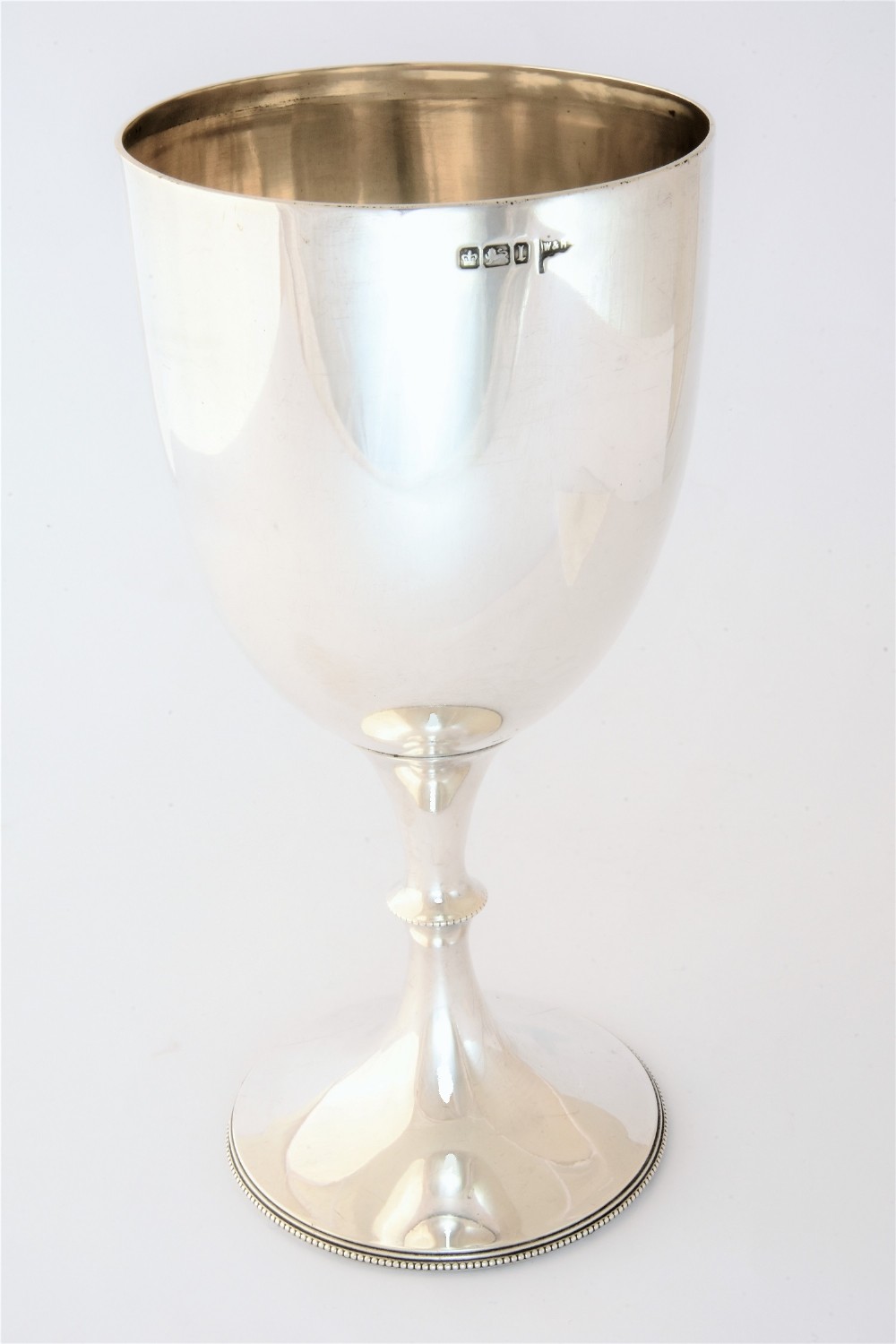 Edwardian Antique Silver Goblet 1903