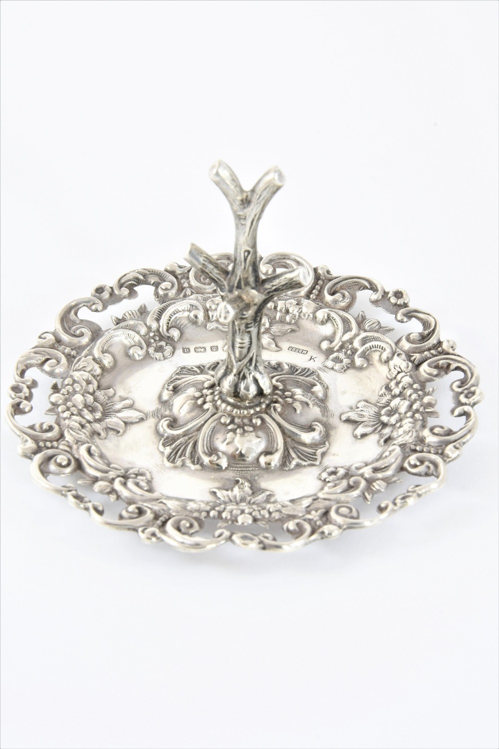 Edwardian Silver Ring Tree 1903